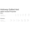 holloway_vest_size_chart
